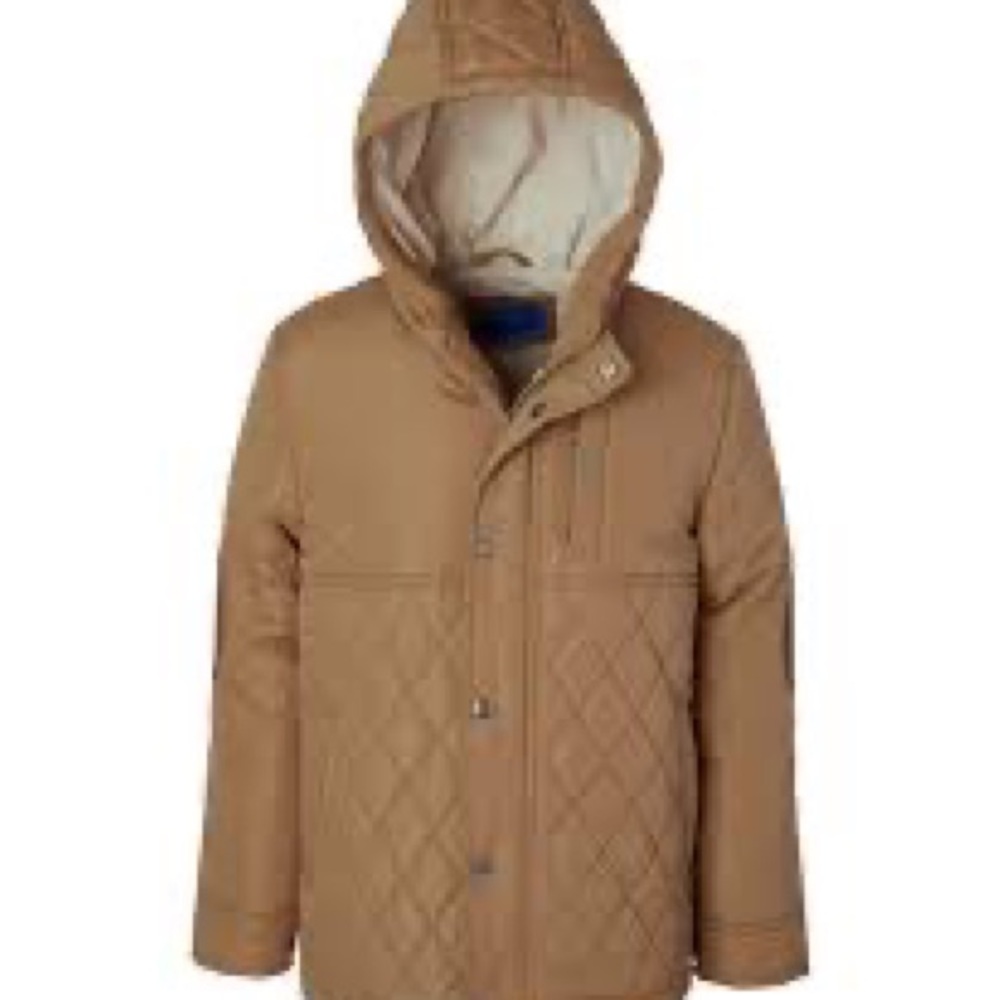 Perry Ellis Fleece Lined Ermine Quilted Jacket